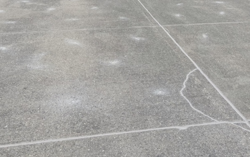 Concrete driveway repair and leveling in Indiana