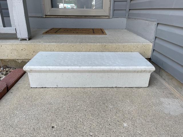 Even front step