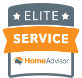 Elite Service badge by HomeAdvisor